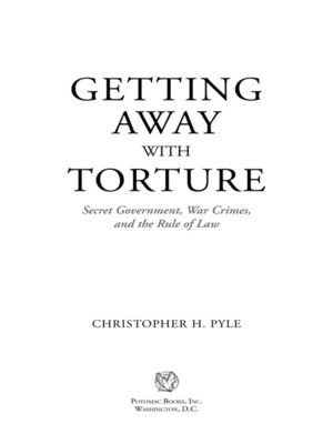 cover image of Getting Away with Torture